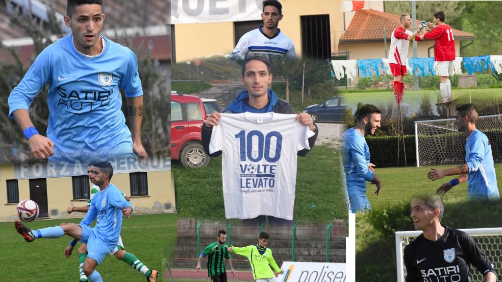 Gianluca Levato 100 gol con la maglia del Cerqueto