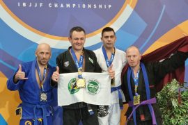 Il gualdese Gianluca Castellani vice campione europeo di Jiu Jitsu