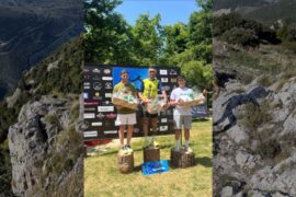 Il gualdese Gianluca Temperelli brilla al Pale Hero Trail terzo posto nella distanza regina