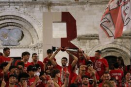 Pizzicata Basket Gualdo Promozione B2 e Festa in Piazza Martiri