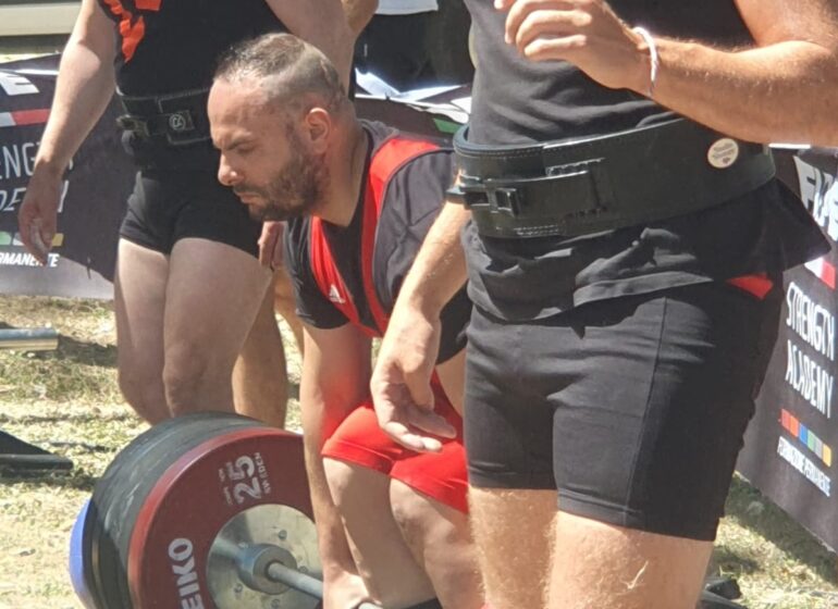 Alessio Panfili stacco da terra +93