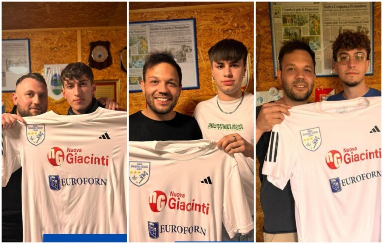 Cerqueto tre giovani difensori stagione 2025/2026
