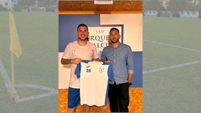 Mattia Manuali è nuovo giocatore del Cerqueto, Marketing Farm nuovo sponsor