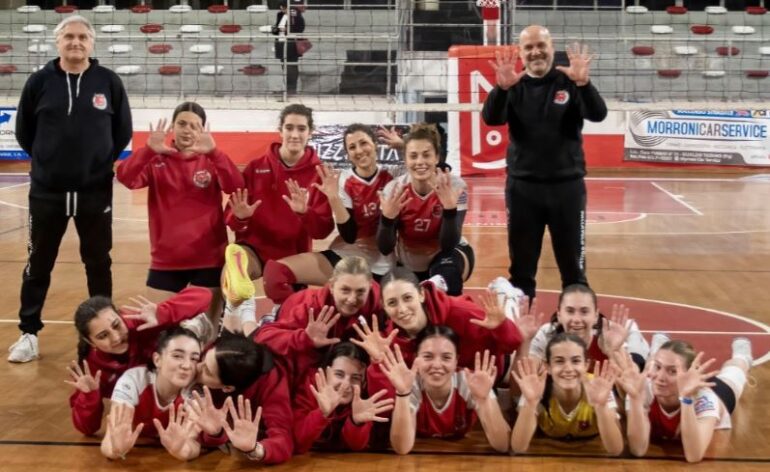 Decima vittoria per la nuova pallavolo Gualdo